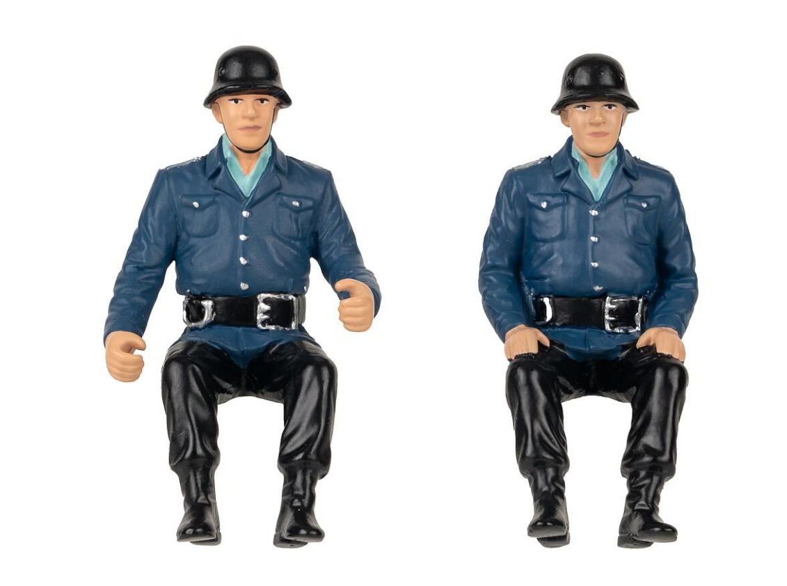 Pola 331520 Seated Fire Fighters (2) Figure Set