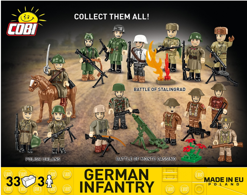 Cobi German Infantry brick models