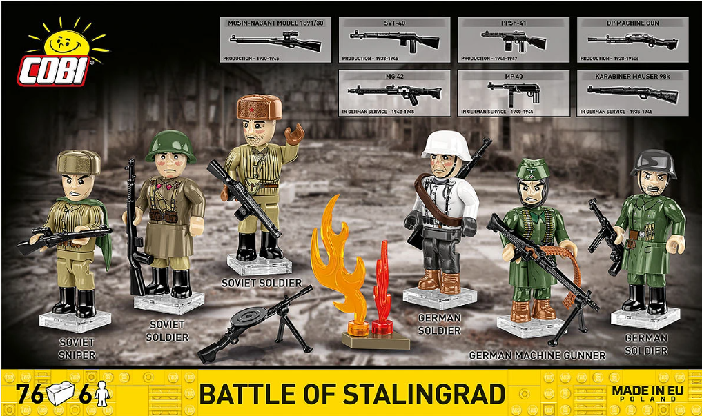 Cobi Battle of Stalingrad brick models