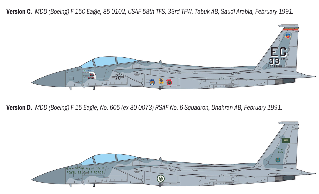 ITALERI 1/48 McDonnell Douglas F-15C Eagle