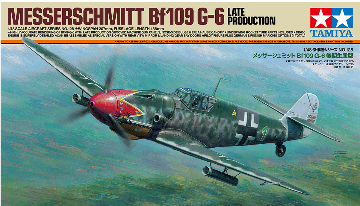 TAMIYA - 1/48 Bf109 G-6 Late Model