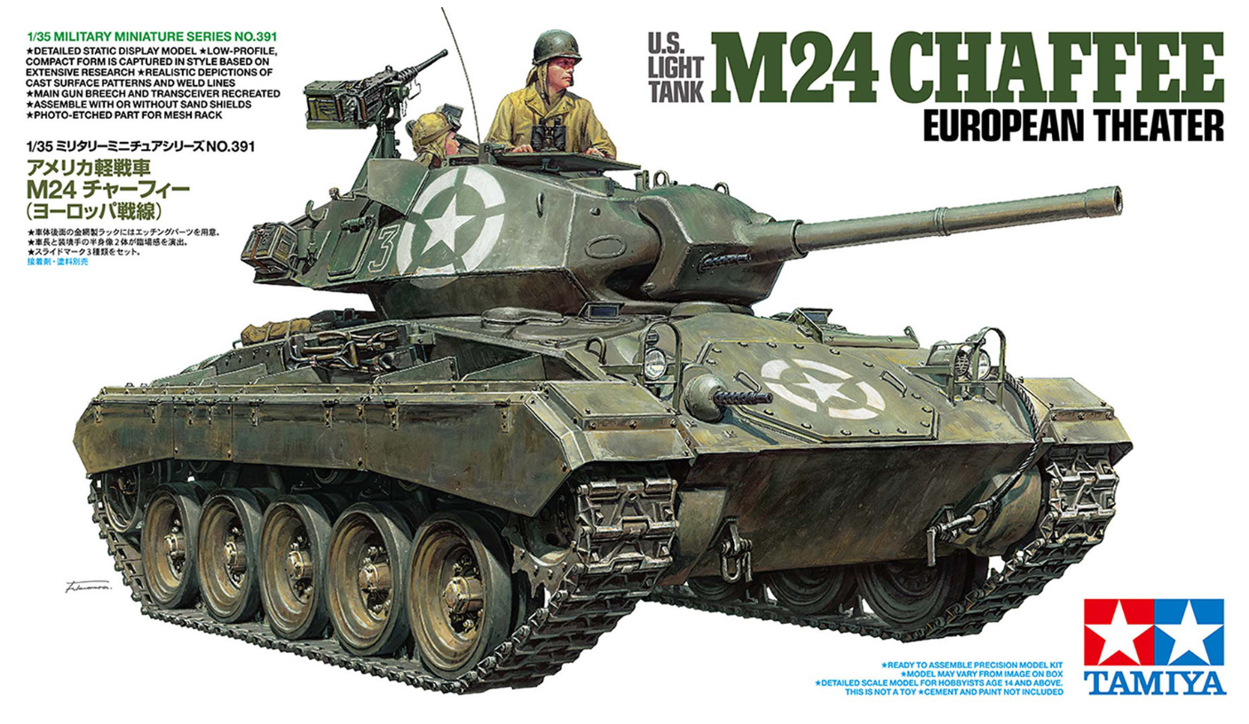 TAMIYA - 1/35 U.S. Light Tank M24 Chaffee European Theatre