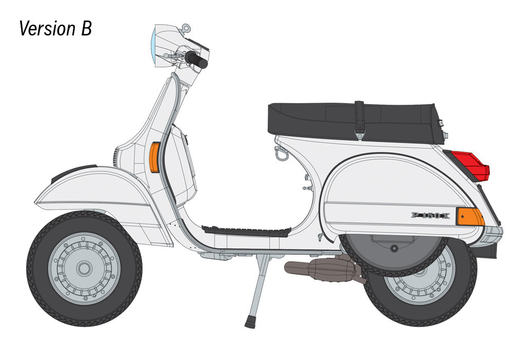 ITALERI 1/9 Piaggio Vespa PX 125/150 1978