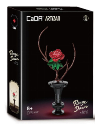 Oriental Floral Art: Rouge Dawn - 363 pcs