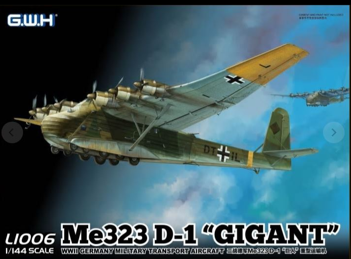 Great Wall Hobby 1/144 Messerschmitt Me 323 GIGANT D-1 L1006 THFS