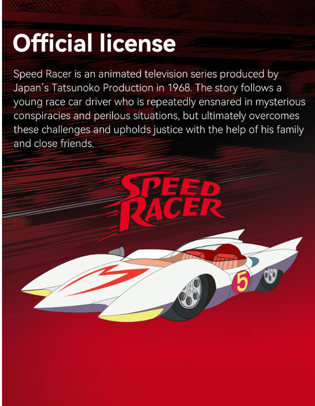 Speed Racer 1:24 Shooting Star Car - 250 pcs
