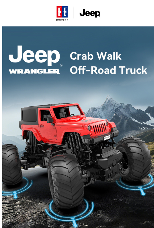 Tamiya RC Vehicles - Jeep Wrangler RC Crab-Stunt Monster Truck