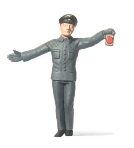 Merten Guard with Raised Lantern Signalling Figure