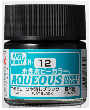 Aqueous H-012 Flat Black