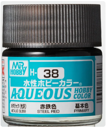 Aqueous H-038 Steel Red