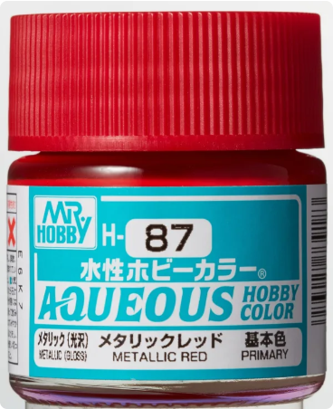 Aqueous H-087 Metallic Red