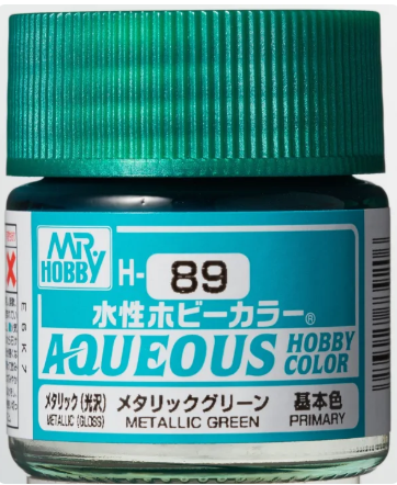 Aqueous H-089 Metallic Green (G)