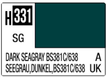 Aqueous H-331 Dark Seagray BS381C/608 (UK)