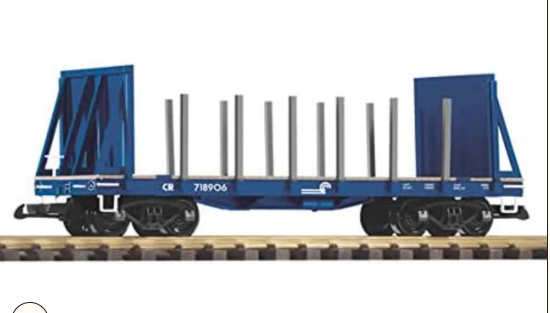 PIKO G Scale Bulkhead Stake Wagon- 38766