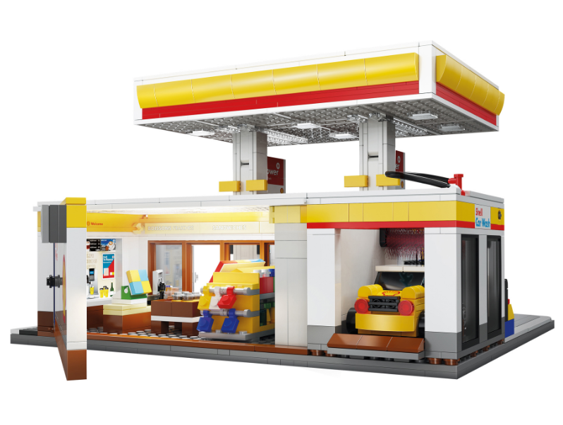 Shell Retail Station - 1309 pcs- C66026w