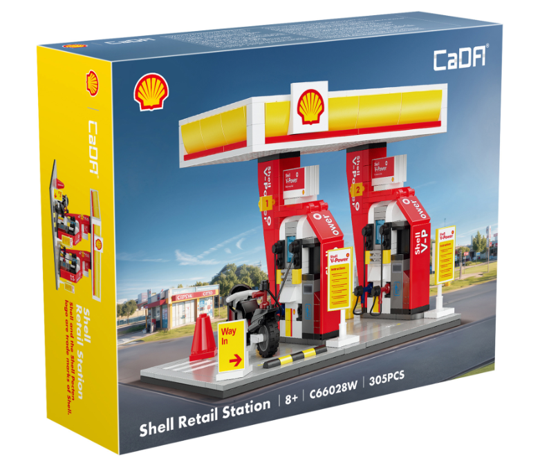 Shell Retail Station - 305 pcs- C66028w