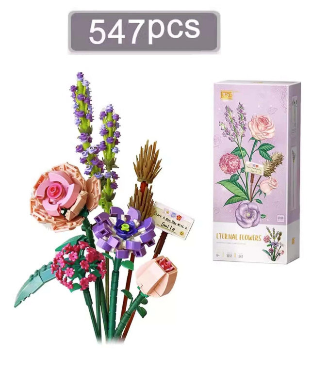 Flower Design Building Block Model - 1657