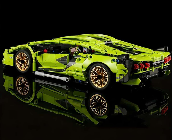 Racing Car, Building Block Model - FK937