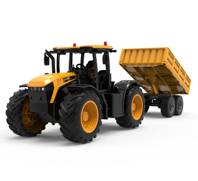 1:24 JCB RC Farm Tractor and Trailer. E683-003