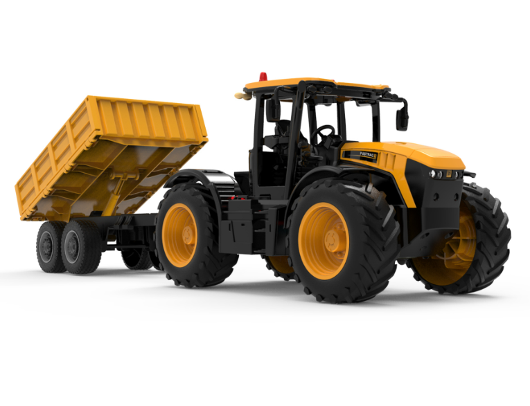 1:24 JCB RC Farm Tractor and Trailer. E683-003