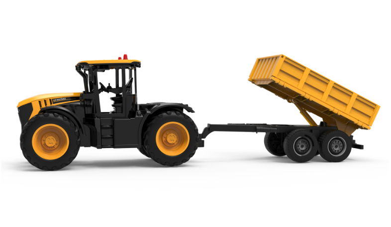 1:24 JCB RC Farm Tractor and Trailer. E683-003