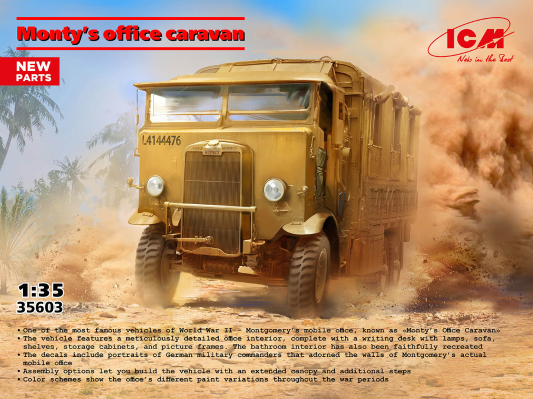 Monty's Mobile Office Caravan - ICM35603