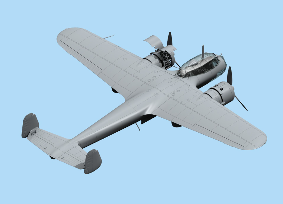 Do 17Z-2, WWII German Bomber 1/48 - ICM48244