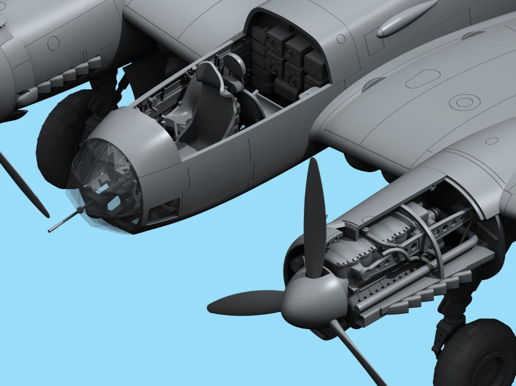 Ju 88A-5, WWII German Bomber 1/48 - ICM48232