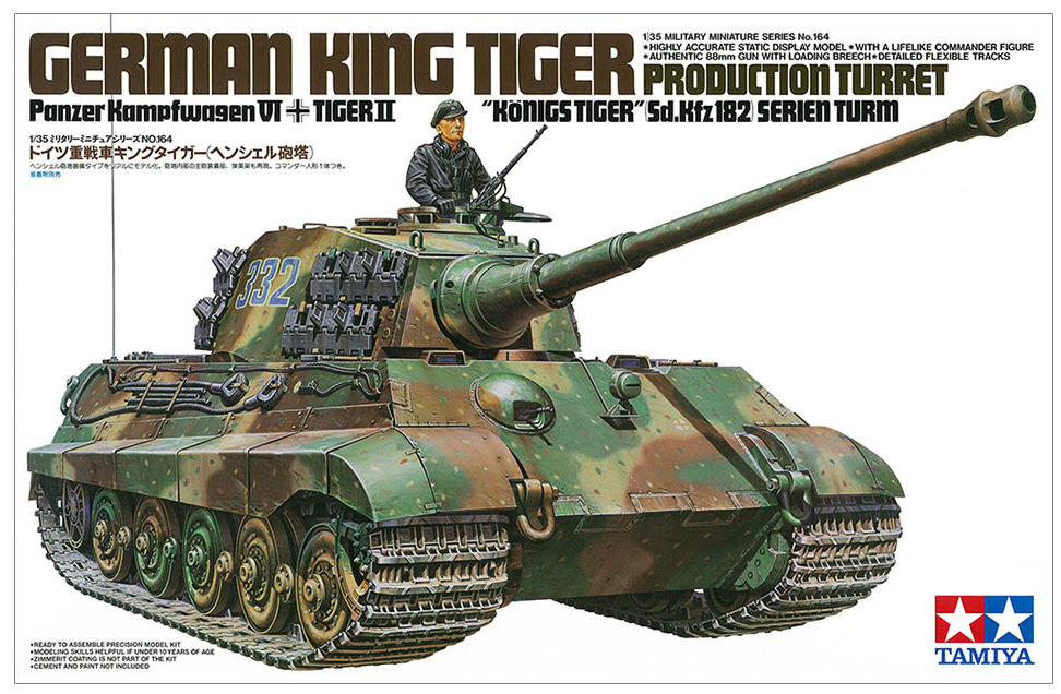Tamiya - King Tiger Production Turret 1/35 - 35164