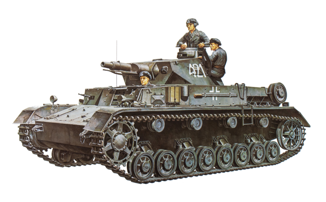 Tamiya - German Pz.Kpw IV Ausf.D Tank - 35096