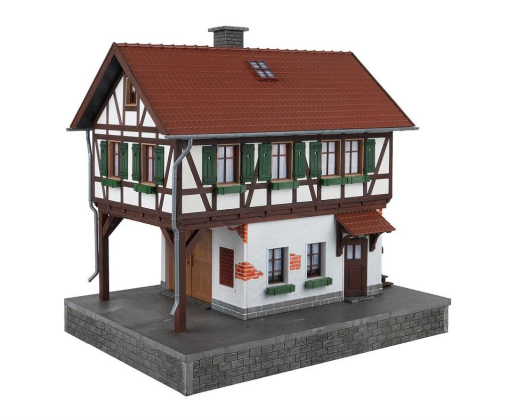 Pola 331115 Half Timbered Watermill Kit
