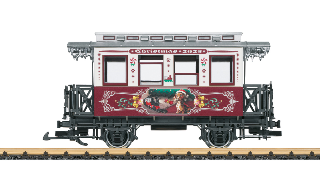 LGB G Scale- 2025 Christmas car 36025