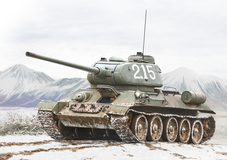 Italeri 1/35 T-34/85 Korean War