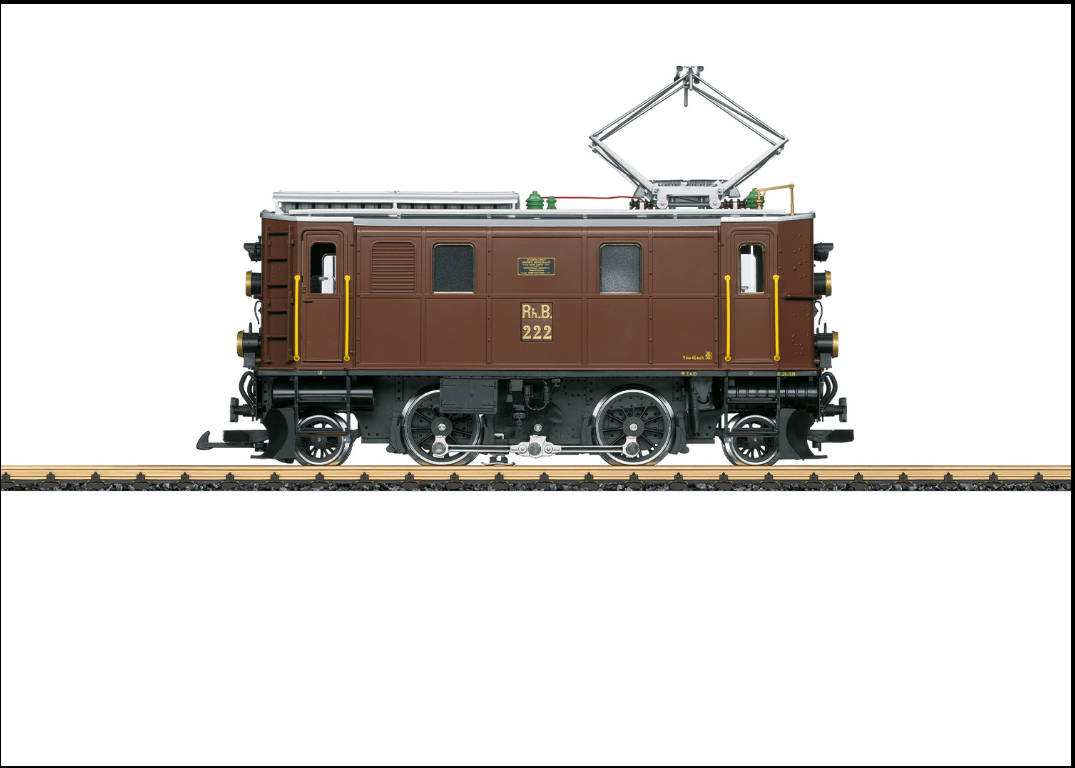 LGB G Scale Electric Loco Ge 2/4 222 RhB Ep. VI L24451