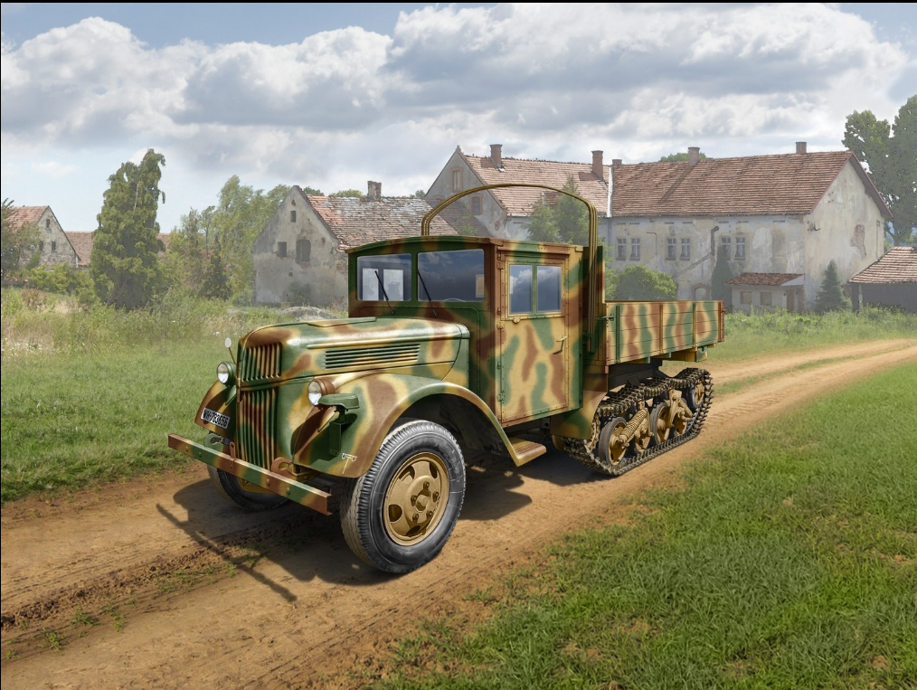 V3000S/SSM Maultier 'Einheitsfahrerhaus', WWII German Truck ICM35410