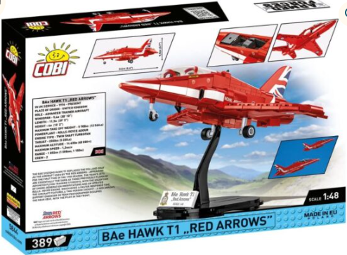 Cobi Red Arrows BAe Hawk 1/48 Brick Model