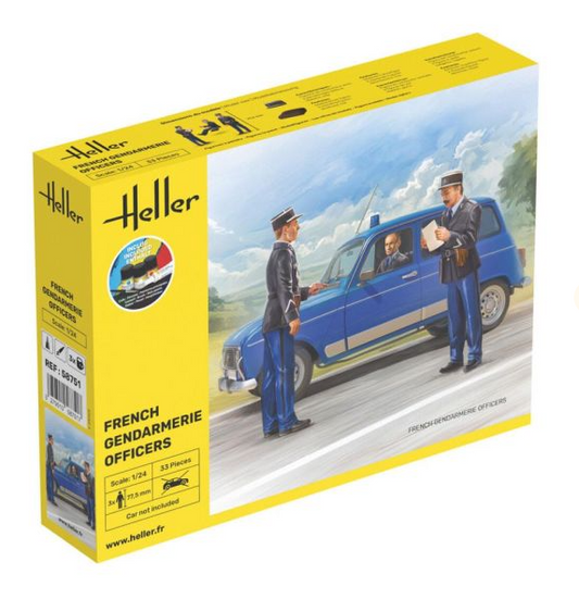 Heller 58751 French Gendarmerie Officers 1/24