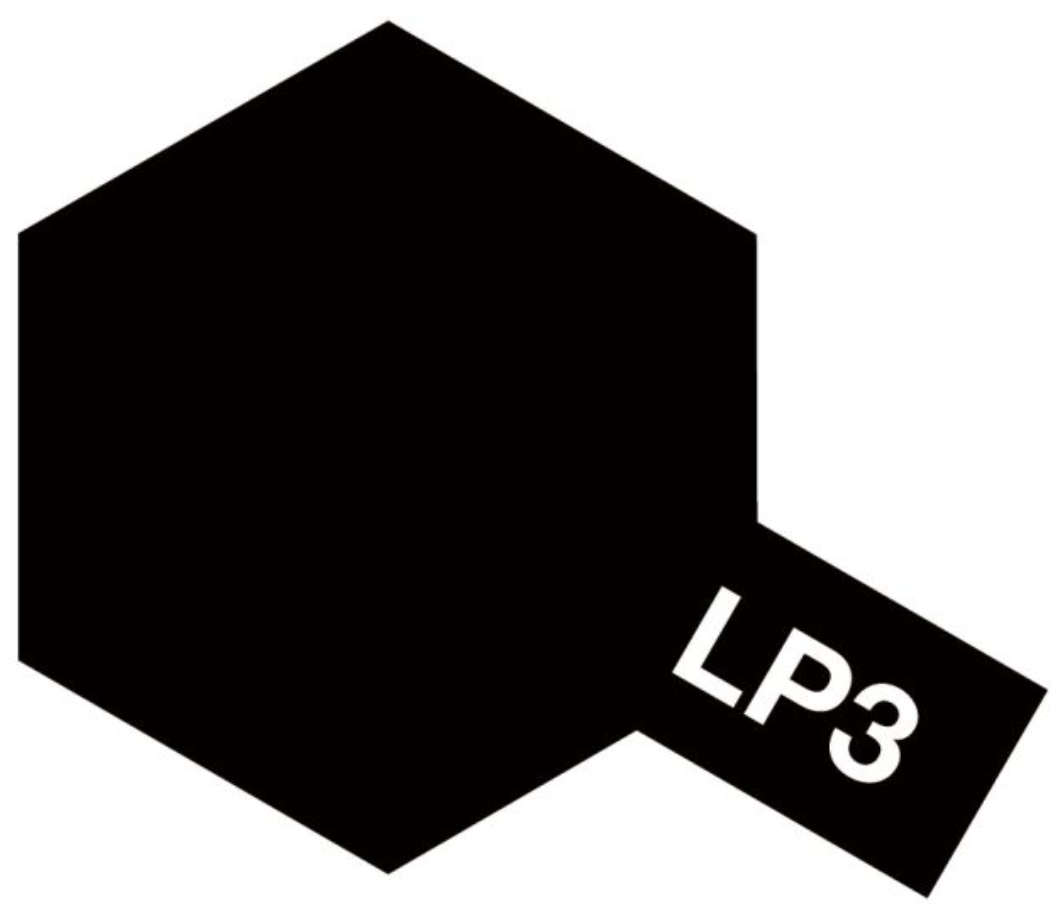 Tamiya LP3 - 10ml Flat Black