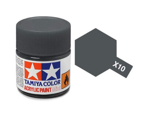 Tamiya X10 - 10ml Gun Metal