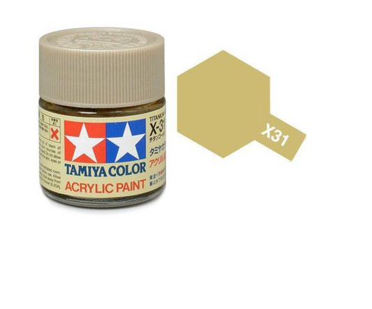 Tamiya X31 - 10ml Titanium Gold