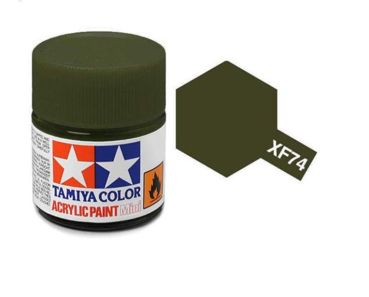 Tamiya XF74 - 10ml Acrylic Wooden Deck Tan Olive Drab (JGSDF)