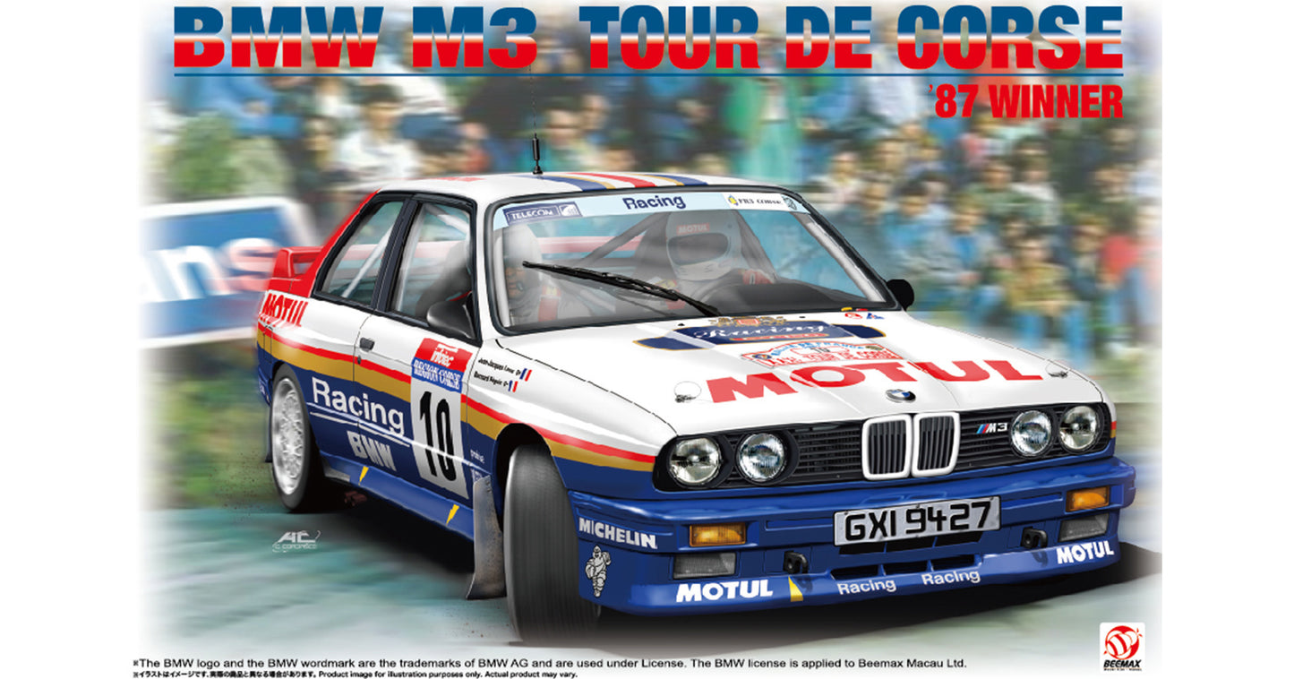 BMW M3 E30 tour de corse Winner s 1987.  BX24029