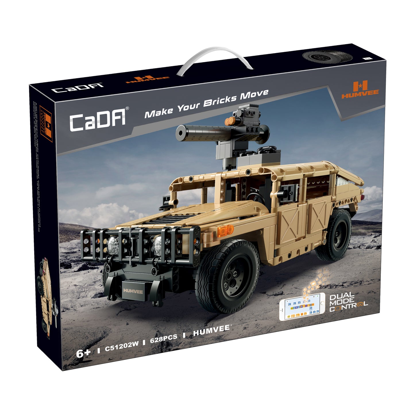1:14 HUMVEE - 628 pcs - Item No. C51202W