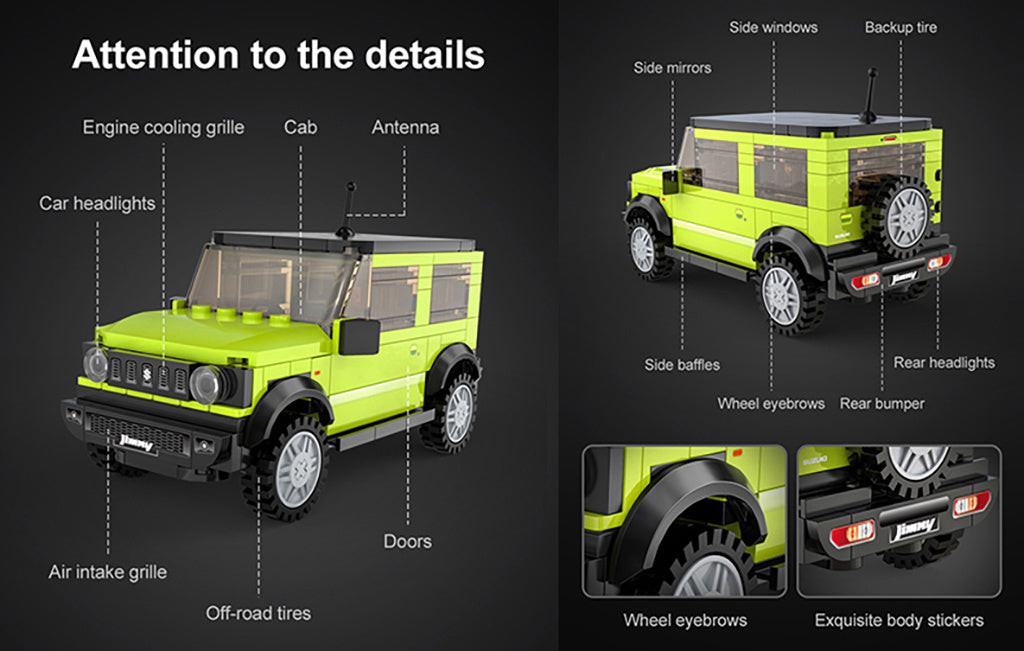 1:24 Suzuki jimny car - 192pcs. - C55023W