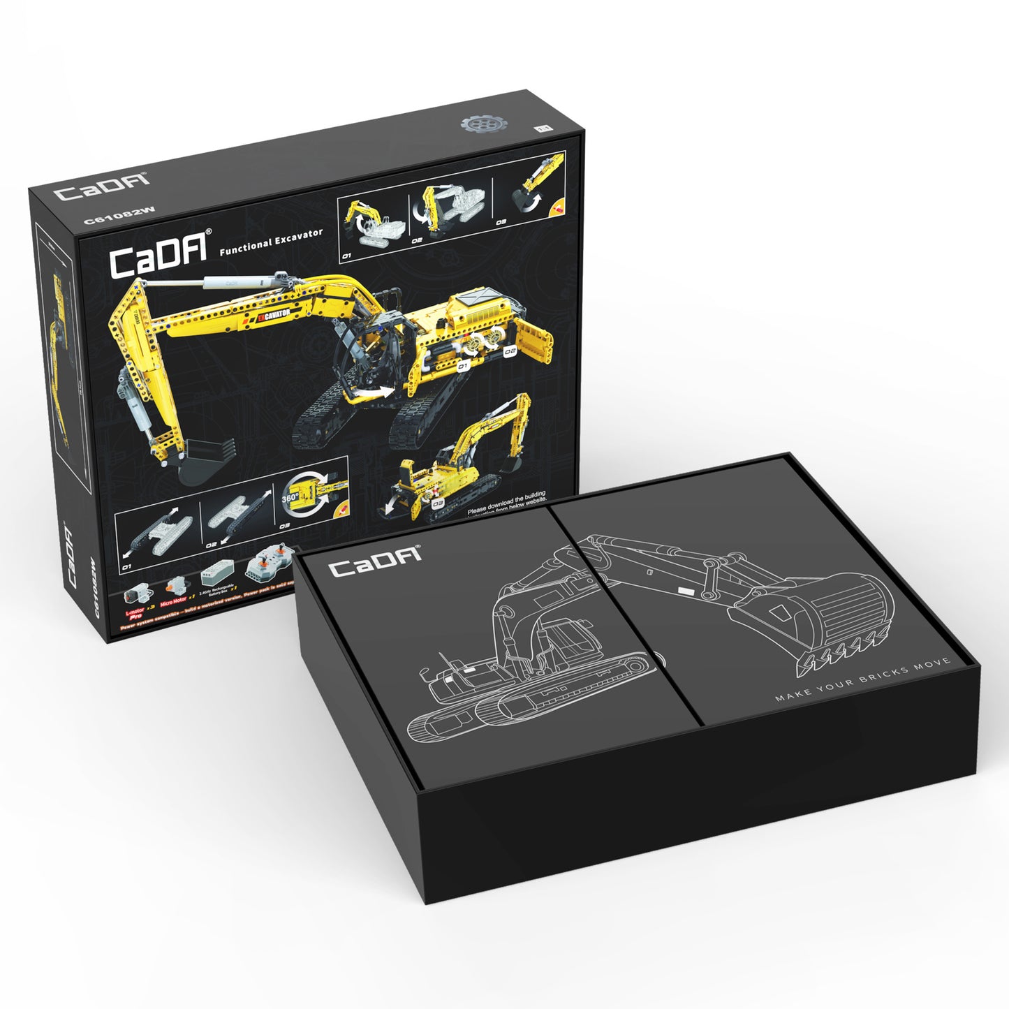 Functional Excavator - 1702 pcs. - C61082W