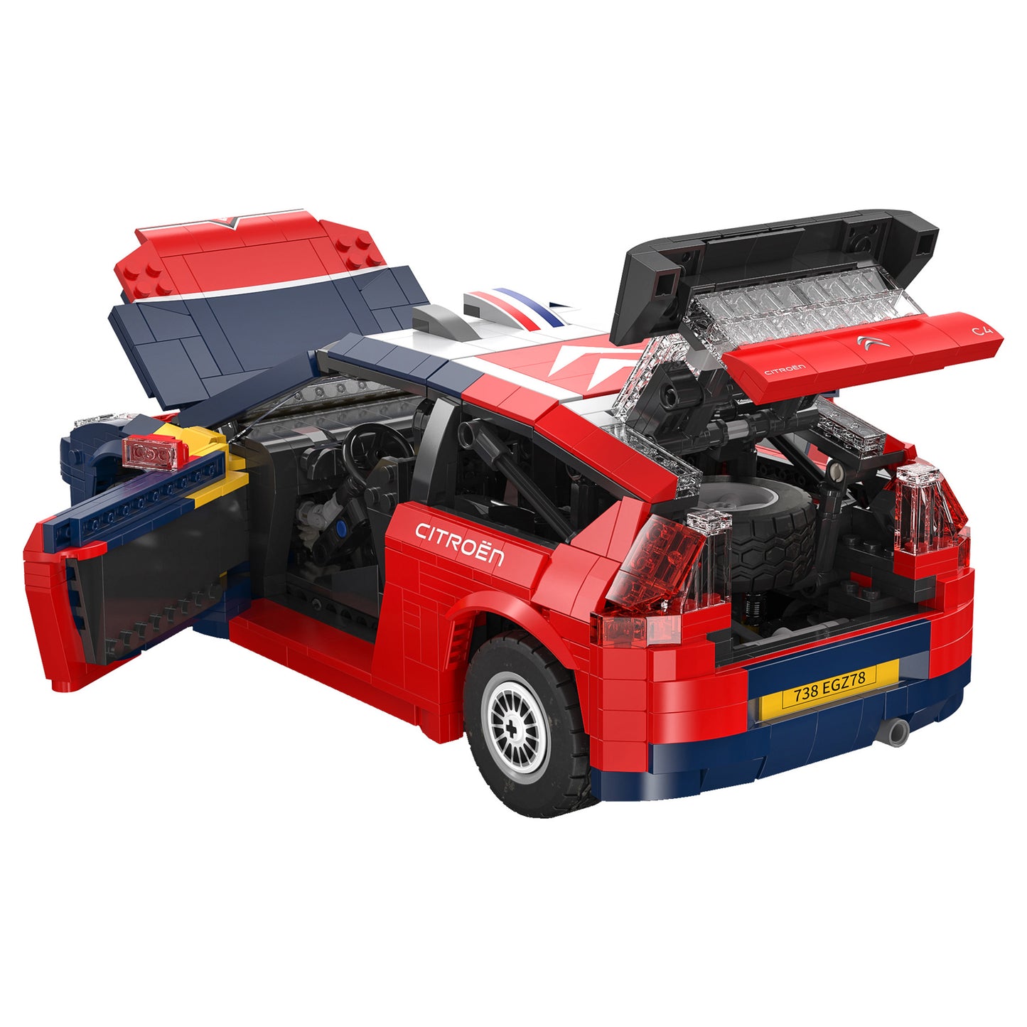 1/12 2008 Citroen C4 WRC - 1569pcs. - C62005W