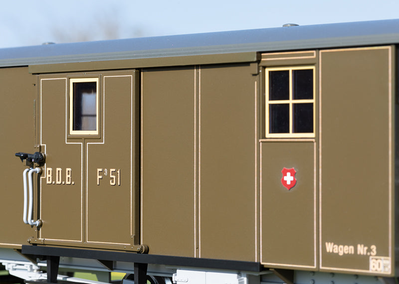 LGB BDB Baggage Car, Car Number F 51 - 41331
