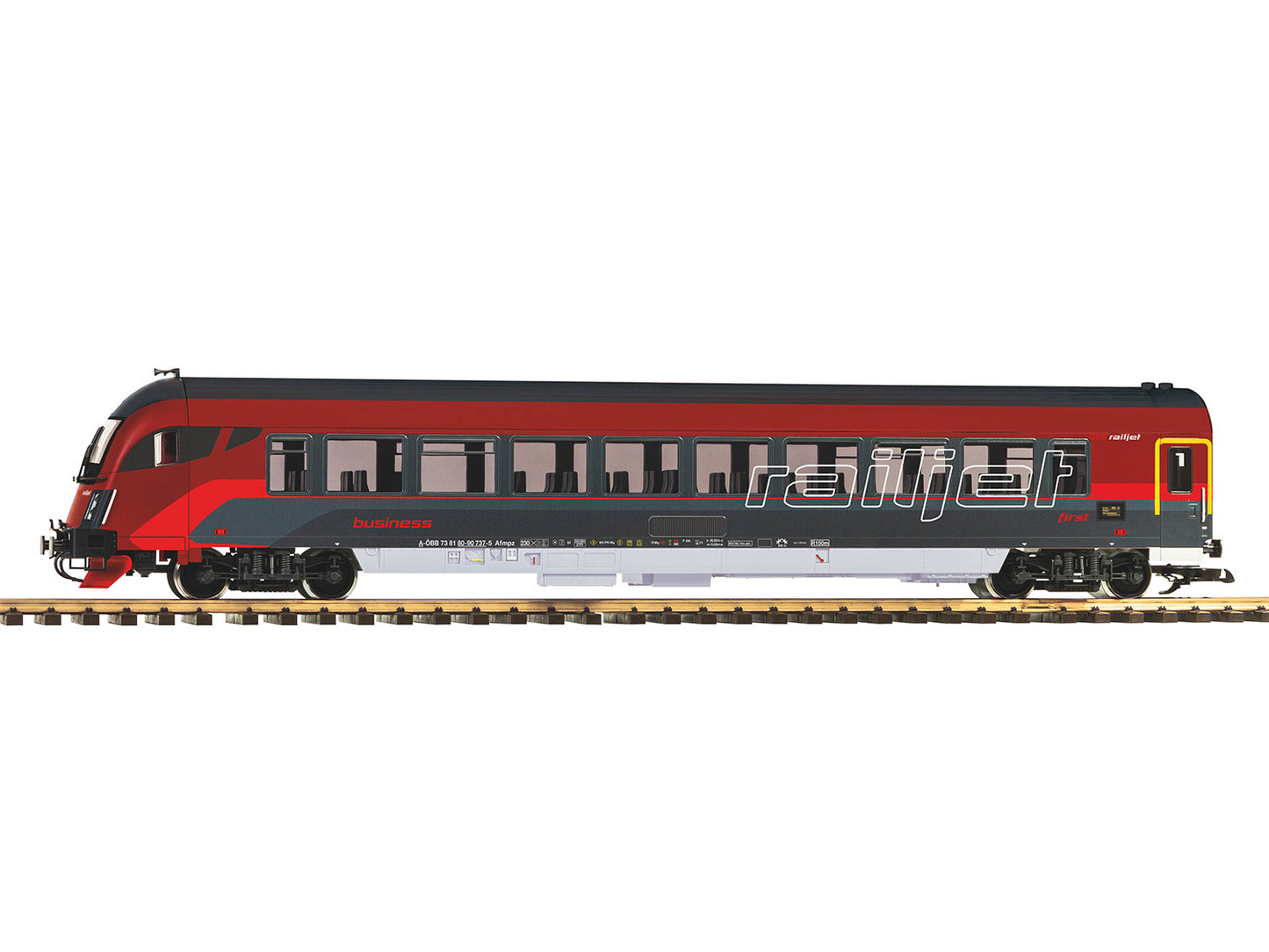PIKO G Scale Railjet OBB 1st class 37675.