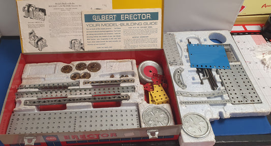 Gilbert Erector Rocket Launcher set 1960