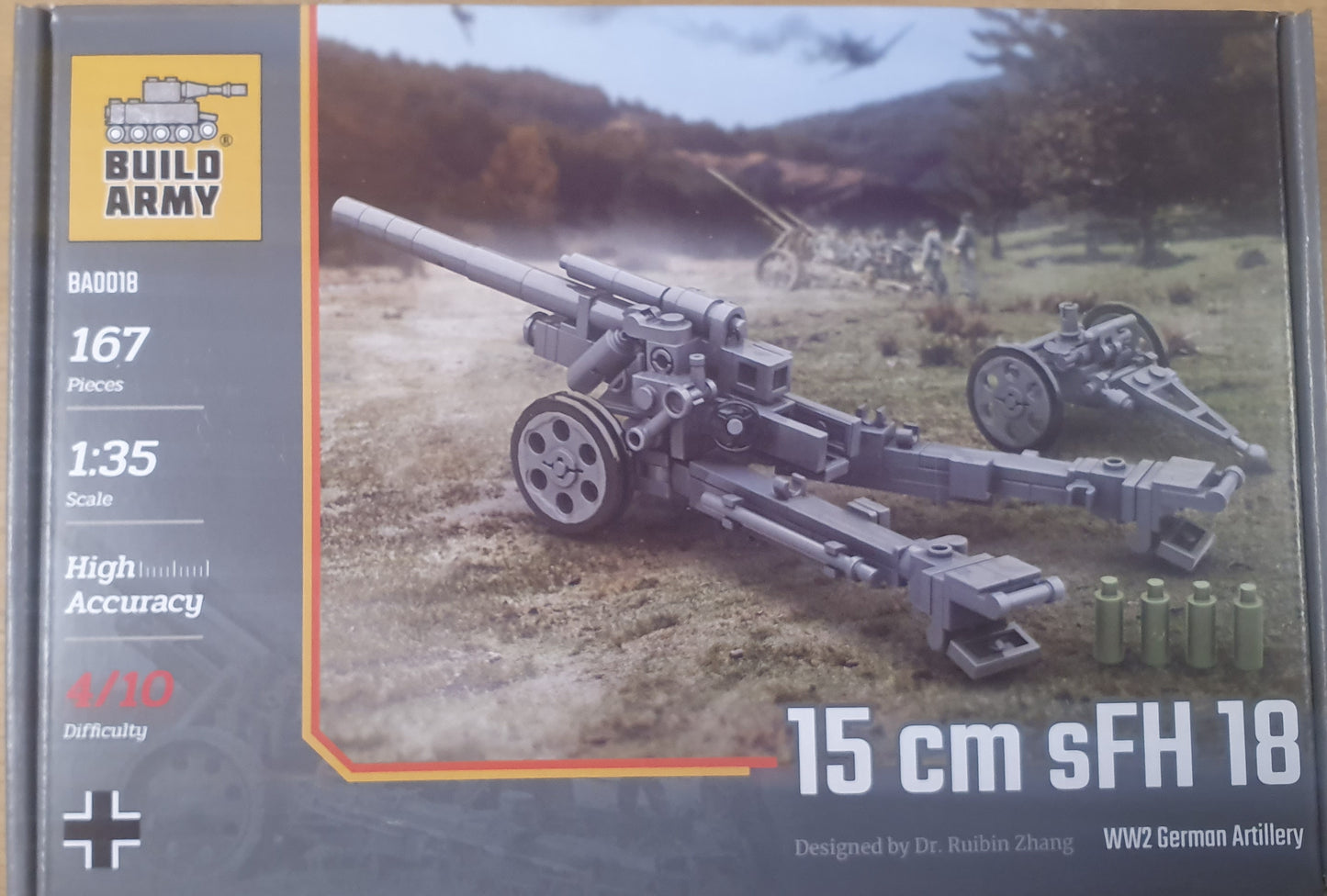 GERMAN 15cm SFH 18 ARTILLERY.  B0018